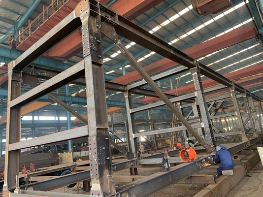Patim pesado do quadro da construção de aço para a indústria petroleira da plataforma do equipamento