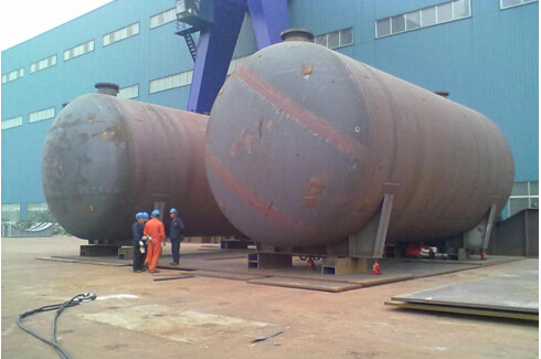 Tanque de armazenamento 18m do aço carbono da amônia líquida de 75 toneladas
