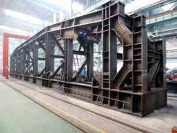 A construção de aço Sa2.5 molda a tensão alta Q355 de aço de 26x2.8x3.5m