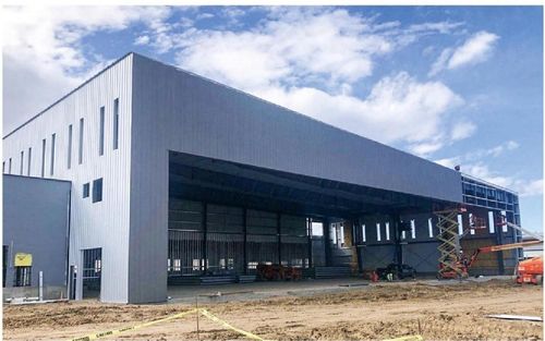 mais recente caso da empresa sobre Hangar de estruturas de aço