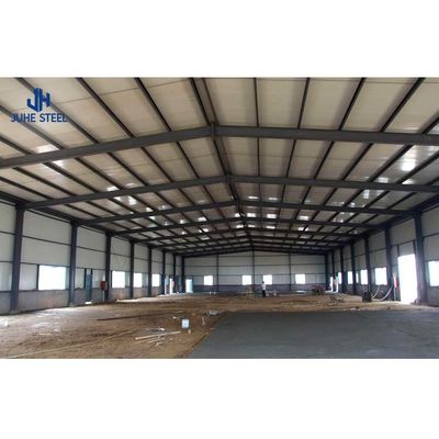 1000 metros quadrados pré-fabricados Estrutura de aço pronta Edifício de armazém para fábrica de alimentos
