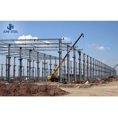 1000 metros quadrados pré-fabricados Estrutura de aço pronta Edifício de armazém para fábrica de alimentos