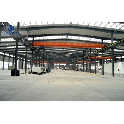 1000 metros quadrados pré-fabricados Estrutura de aço pronta Edifício de armazém para fábrica de alimentos