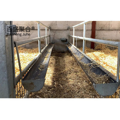 Construção de metal Estrutura de aço personalizada para galpão de vacas / galpão de ovelhas / casa de porco