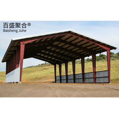 Long Span Porcos Estruturas de galpão pré-fabricadas Indoor Equitação Arena Corcovado Galpão Casa Hall Design
