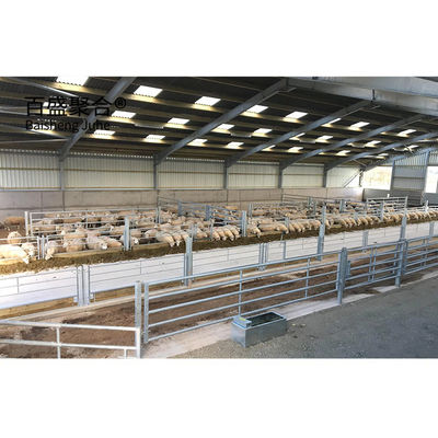 Estrutura de aço pré-fabricada personalizada Casas de criação de cabras