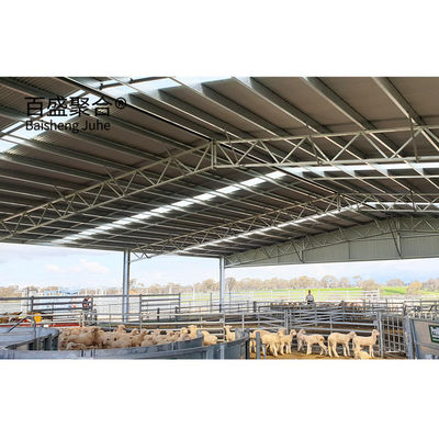 Edifício de aço pré-fabricado para vitrines de liga de alumínio Edifício agrícola para celeiros de gado
