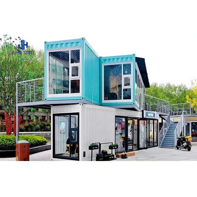 Estrutura de aço Luxo Casa de contêineres Casas portáteis 40 Ft Cargo Móvel Luxo moderno