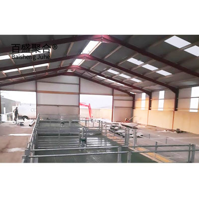 Estrutura de aço certificada ISO9001 2008/CE/BV para fabricados de criação de aves de capoeira e de cabras