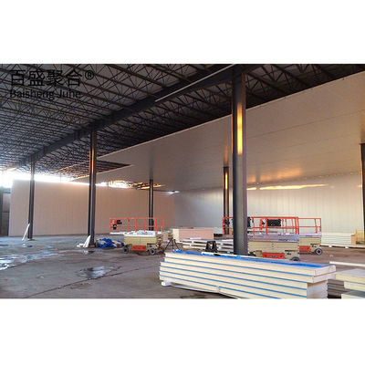 Aço leve Q355 Q235 Sala de armazenamento a frio 20ft 40ft Serviço de dobra de contêineres
