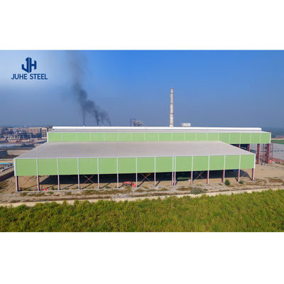 Edifício pré-fabricado impermeável facilmente montado com estrutura principal de viga de aço sólida em forma de H