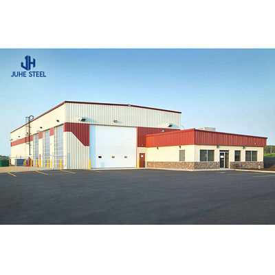 Construção de estrutura de aço de armazenamento pré-fabricado eficiente