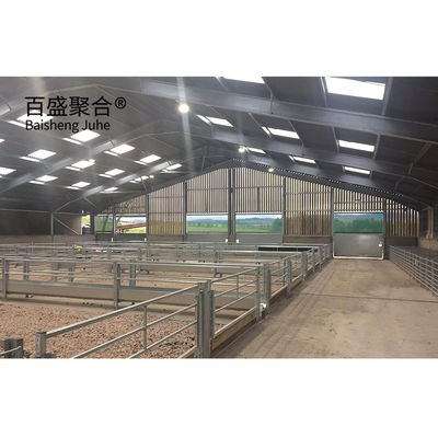 Estrutura de aço pré-fabricada pesada Edifício agrícola para ovelhas e caprinos