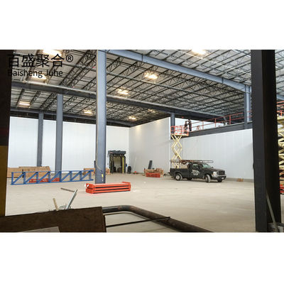 Oficina de estruturas de aço de armazém pré-fabricado com projeto de truss de telhado e conexão de parafusos