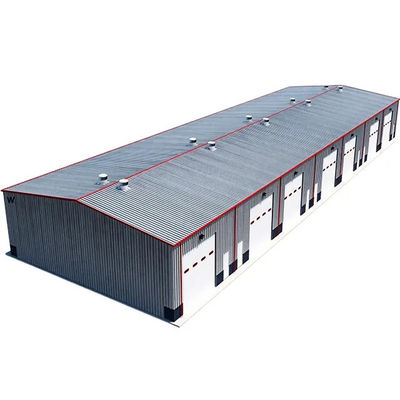 Construção de estruturas de aço pré-fabricadas personalizadas para oficina, oficina e armazém