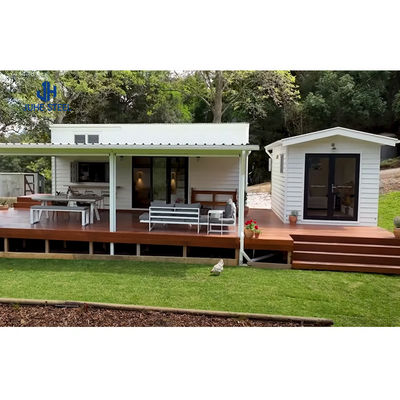 Casas de contêiner de luxo de estilo moderno Design pré-fabricado com porta de aço e janela de alumínio