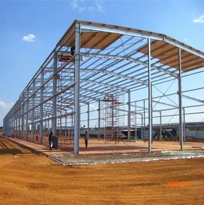 Tecido de aço ondulado Armazém de painéis de sanduíche pré-fabricados para a categoria Q235B Q355B