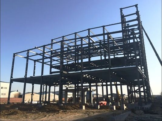 Tecido de aço ondulado Armazém de painéis de sanduíche pré-fabricados para a categoria Q235B Q355B
