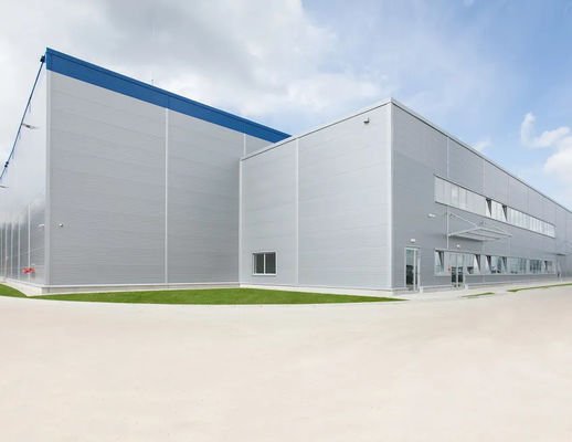 Oficina de aço 1000 metros quadrados pré-fabricados pré-fabricados Edifício de armazém para alimentos