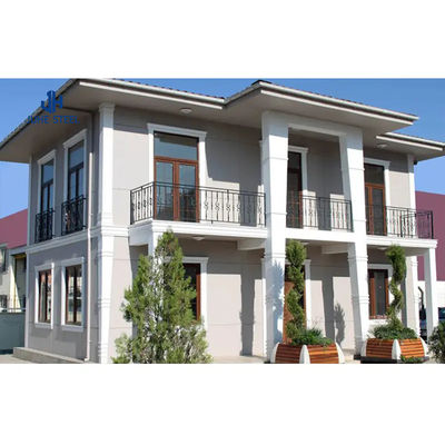 Vila pré-fabricada com piso de telhas de cerâmica Hotel de design moderno Estrutura de aço leve