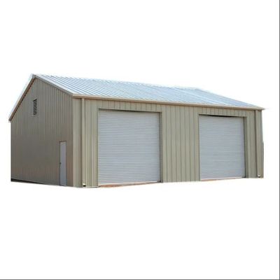 Estrutura de aço Edifício de armazém Garagens pré-fabricadas Kit de construção com projeto AutoCAD