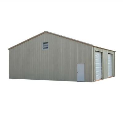 Estrutura de aço Edifício de armazém Garagens pré-fabricadas Kit de construção com projeto AutoCAD