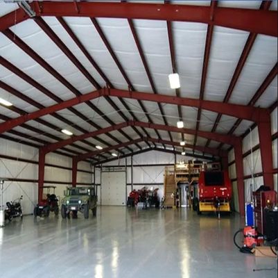 Estrutura de aço Edifício de armazém Garagens pré-fabricadas Kit de construção com projeto AutoCAD