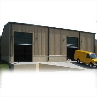 Estrutura de aço Edifício de armazém Garagens pré-fabricadas Kit de construção com projeto AutoCAD
