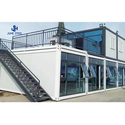 Container House Estrutura de aço Hungria Prefab Floating 5 dormitórios pré-fabricados Casa de hóspedes Preços no Sudão