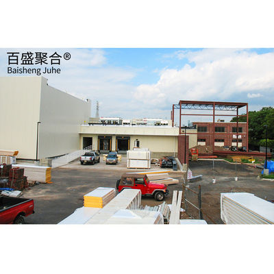Estrutura de aço de armazenamento a frio pré-construída/Armazém/Oficina de aço leve Q355 Q235