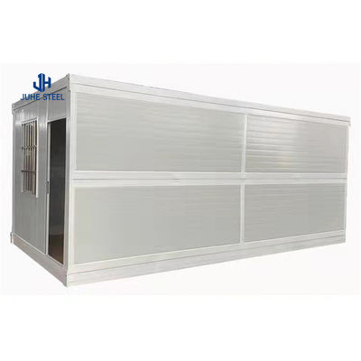 Envio de contêineres Casa de quiosque móvel pré-fabricada com porta e sanita de aço