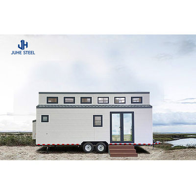 Casa pré-fabricada CAD / 3D de cor personalizada para edifícios modernos de contêineres de dois andares de luxo