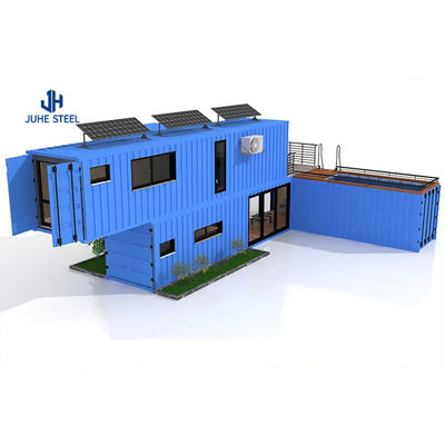 Casa Prefabricada Compacta Estrutura de Aço Pronta para a sua conveniência