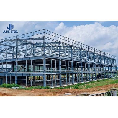 Edifício pré-fabricado certificado ISO9001 2008/CE/BV com aço de baixo carbono Q235B/Q345B