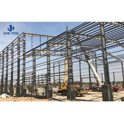 Edifício pré-fabricado certificado ISO9001 2008/CE/BV com aço de baixo carbono Q235B/Q345B
