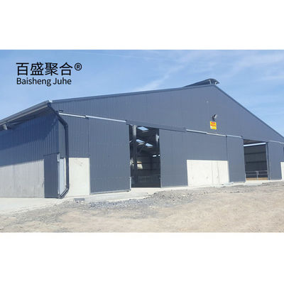Customized Prefabricated Goat Farm Sheds with Steel H Beams and Aluminum Alloy Window (Sendas pré-fabricadas de gado de cabra com vigas de aço e janelas de alumínio)