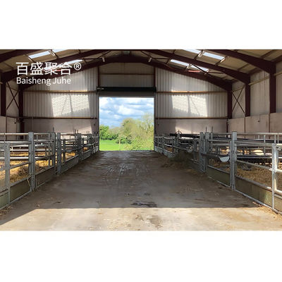 Galvanizado a quente Prefabricado de aço Corraio de gado Corraio de vacas Corraio de ovelhas com e eficiência