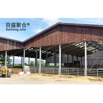 ISO9001 2008/CE/BV Espalho de vacas pré-fabricado certificado para aves de capoeira, ovinos, cabras e explorações leiteiras