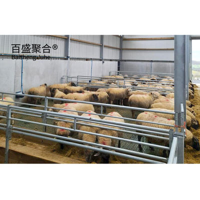 ISO9001 2008/CE/BV Espalho de vacas pré-fabricado certificado para aves de capoeira, ovinos, cabras e explorações leiteiras