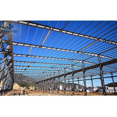 Design rápido Estrutura de aço leve Estrutura pré-fabricada Armazenamento de metal com grande span