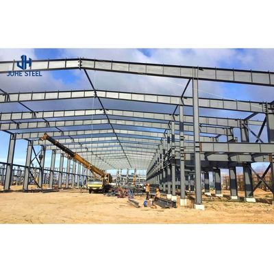 Design rápido Estrutura de aço leve Estrutura pré-fabricada Armazenamento de metal com grande span