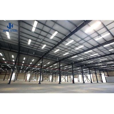 Design rápido Estrutura de aço leve Estrutura pré-fabricada Armazenamento de metal com grande span