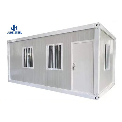 Casas de contêineres pré-fabricadas com chassis de aço 18 mm MGO placa 15 mm piso de vinil