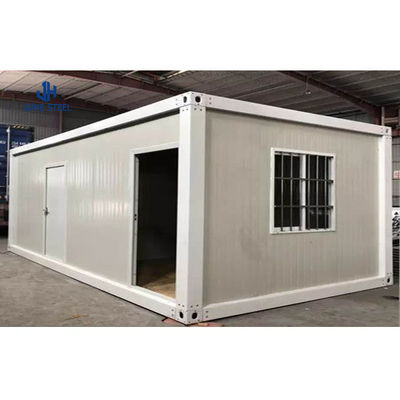 Casas de contêineres pré-fabricadas com chassis de aço 18 mm MGO placa 15 mm piso de vinil