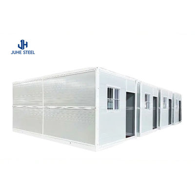 Casas de contêineres pré-fabricadas com chassis de aço 18 mm MGO placa 15 mm piso de vinil