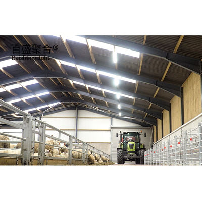 Construções de aço Estrutura de aço Cabanas de ovelhas Design com vigas de aço galvanizadas a quente