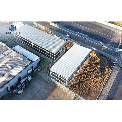 Padrão AiSi Metal Leve Inclinado Telhado Estrutura de Aço Edifício Armazém