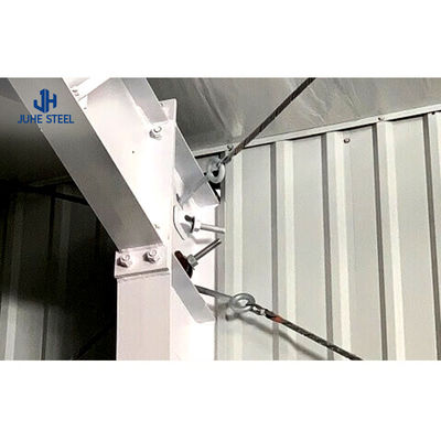Quadros de armazenamento de metal pré-fabricados para construção