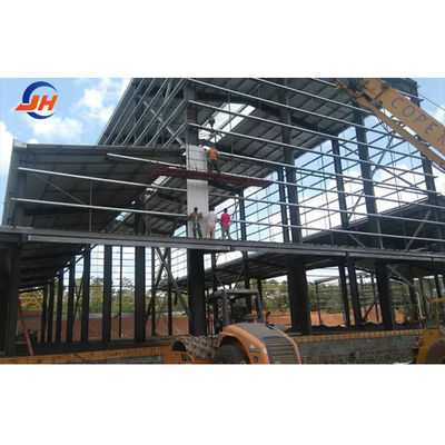 Mercado Exterior Oficina de Estruturas de Aço Prefabricadas com C.Z.