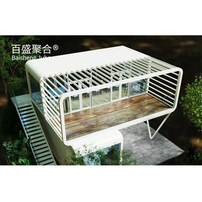 Estrutura de aço criativa Apple Cabin Office Perfeito para atividades ao ar livre e hotel